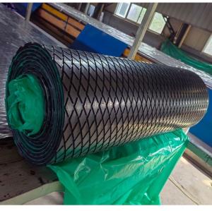 Quality Vulcanized Conveyor Drum Pulley Lagging Diamond Rubber Roller Lagging wholesale