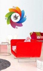 Quality Especial Style Vinyl Wall Sticker Clock 10A038 Flower Wall Decoration wholesale