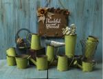 Europe Style Antique Iron Flowerpot Floor Bucket