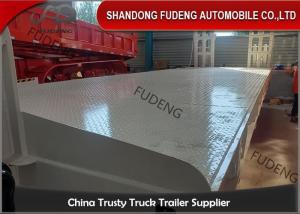 Quality Fudeng 4mm pattern floor 3 Axles 60T Low Bed Semi Trailer wholesale