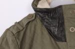PU Cuffs Ladies Cotton Twill Coats And Jackets Clothing 4 Pockets