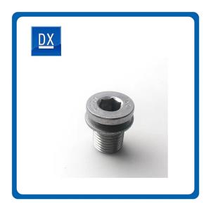 Quality Inner Hex Oil Drain Plug White Zinc For VW M14x1.5 wholesale