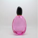 105ML silver or gold crimp pump empty clear spray perfume bottle