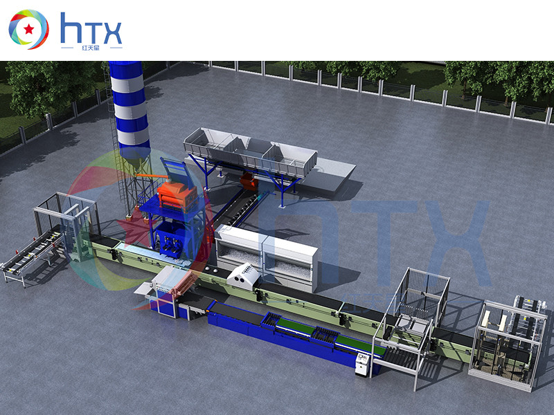 Fully Automatic Artificial Stone Production Line Floor Tile Making Machine