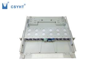 Quality 144FO Fiber Optic Patch Panel Loaded 6pcs MPO Modules For 19 Inch Cabinet wholesale