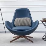 Hot Classic Design Fabric Leather Swivel Chair for Living Room Leisure chair