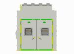 14m3 Solar Radiation Test Chamber , 380VAC 50hz Environmental Testing Chamber