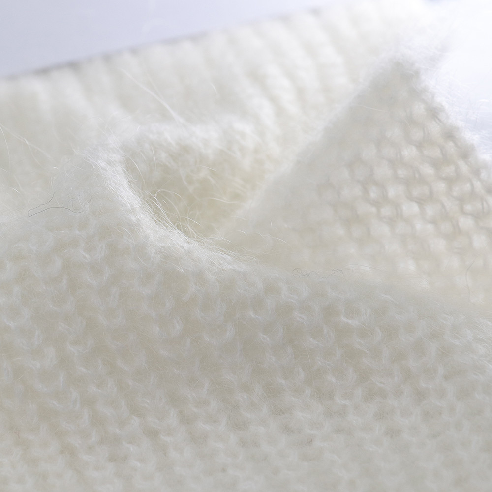 1/14NM Blend Mohair Wool Yarn Silky Soft For Crocheted Sweaters