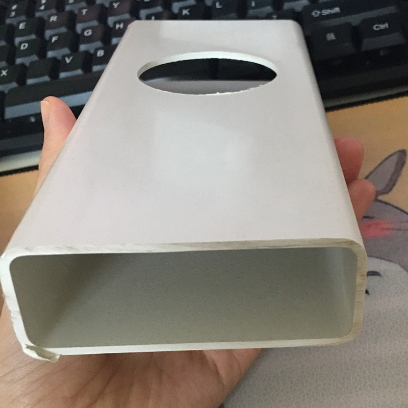 NFT Hydroponic Channel Growing Plants PVC Plastic Pipe Pouch Holes for Optimal Growth
