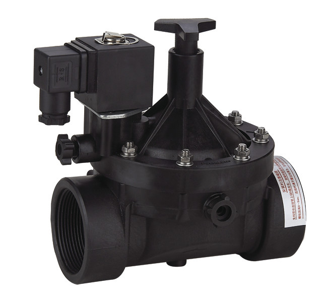 Black Bistable Latching 1 Inch 25MM Irrigation Solenoid Valve Plastic 12V 24VDC