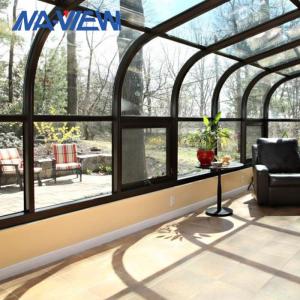 Quality 4 Season Patio Enclosure Indoor Prefabricated Aluminum Glass Sunroom wholesale