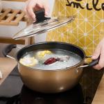 Customized Logo Cast Iron Cookware Set 3 Piece Non Stick With Plastic Handle
