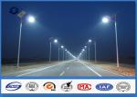 9M High Mast Tapered Parking Lot Light Pole IP 65 White Surface Color