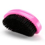 Rose Red Wave Brush For 360 Nylon Mixed Medium Boar Bristle Curved Durable Hair