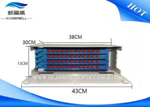 Quality FC 48 Port Fiber Termination Kits Fiber Optic Splice Tray For FTTX Systems wholesale