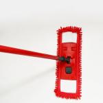 Washable Chenille Scrub Pads Commercial Microfiber Mop SS Telescopic Handle
