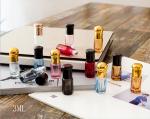 Clear Roller Glass Cosmetic Containers 6ml 3ml Octagonal Glass Bottle