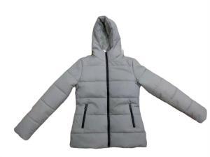 Quality Solid Ladies Hooded Padded Jackets Quilted Nylon Packable Puffer Coat Women'S wholesale