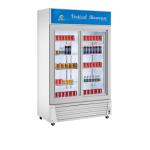 Stainless Steel Beverage Display Cooler 210L Capacity Restaurant Cooling