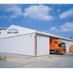 Waterproof Temporary Warehouse Marquee With Steel Plates Hard Walls
