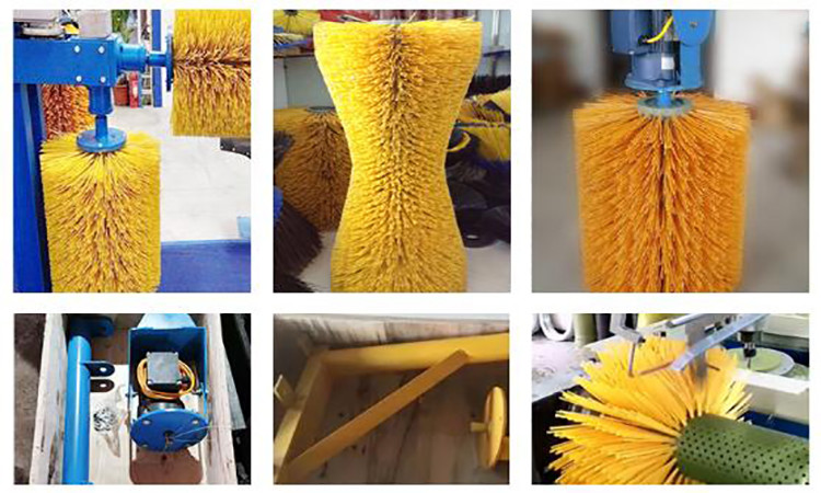 Poultry Breeding Equipment Cow Massage Brush Rotating Cow Shaving Brush