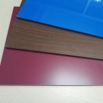 Wood Grain Corrugated Composite Panels , Aluminium Composite Panel Grandland