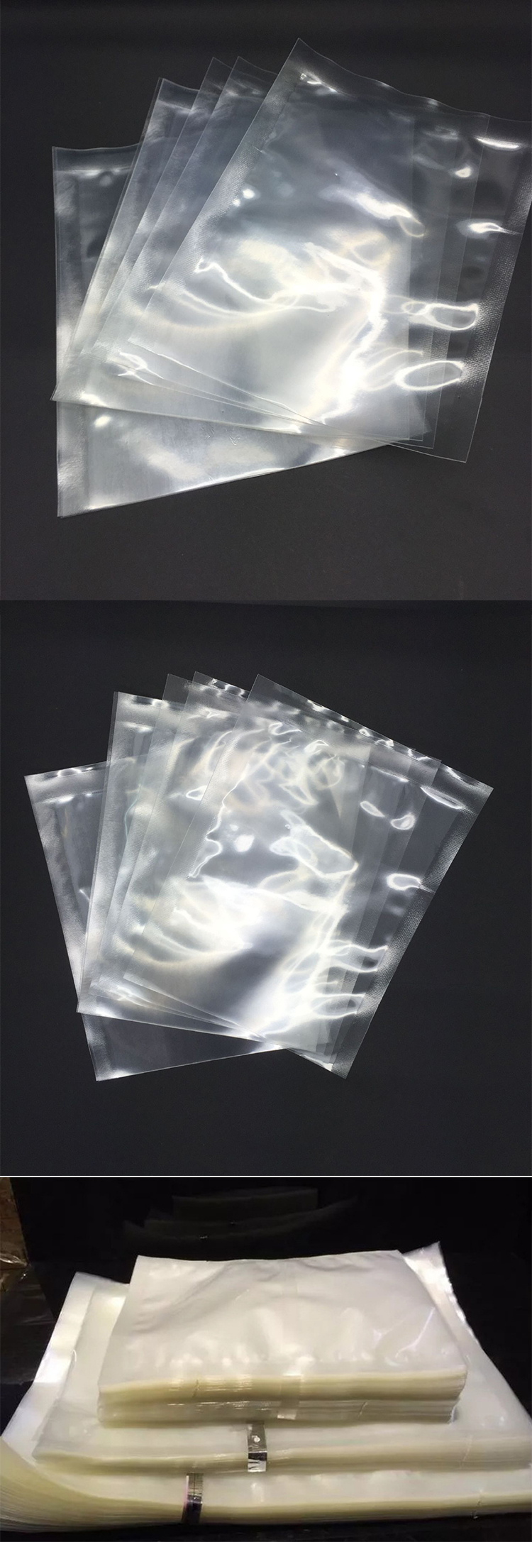Food grade clear PA nylon PE vacuum pouch