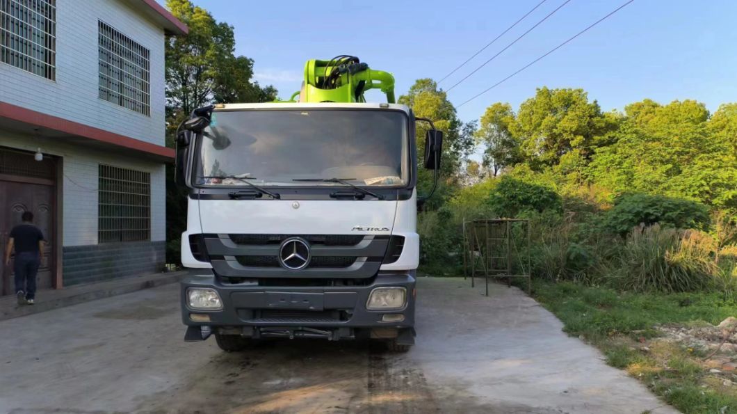 Renovated Condition 2012 Zoomlion 47m Concrete Pump Used Mobile Hydraulic Pump Batching Plant