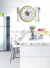 Quality Metal Cook Vinyl Designer Wall Sticker Clocks 10A062 wholesale