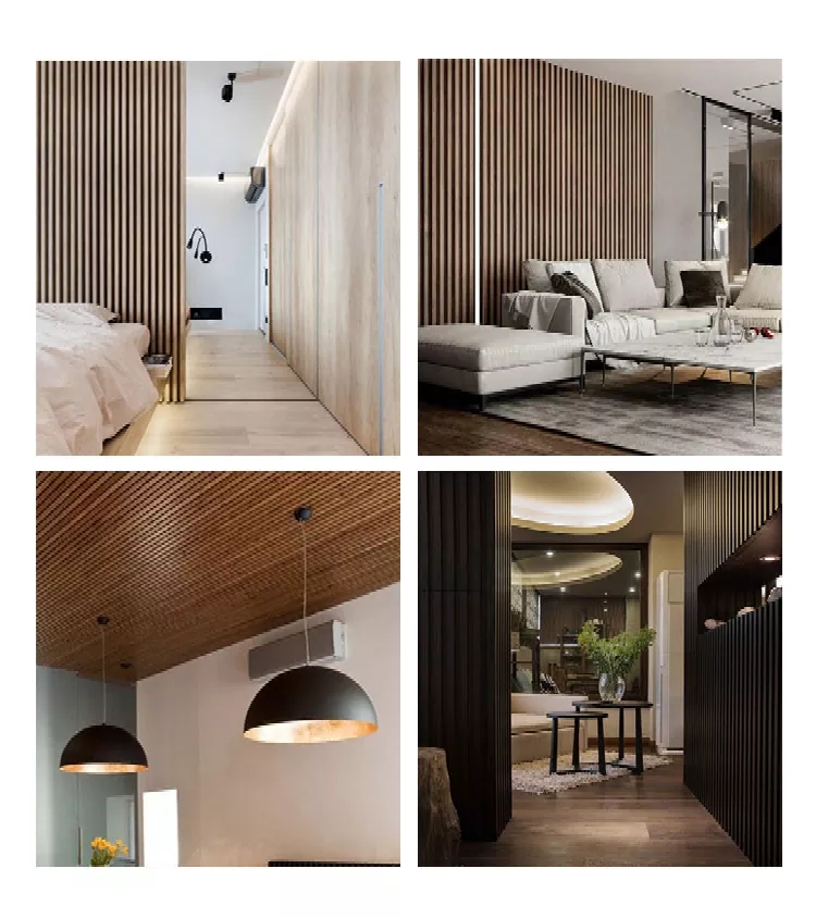 Other Wall Board PVC Wall Decor Interior Slat WPC Wall Panel with Customized Size 192*11mm