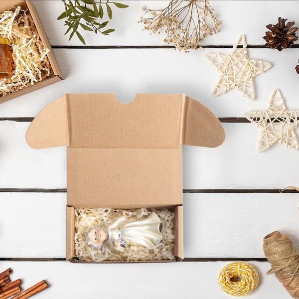 Square Corrugated Board Custom Shipping Mailing Box Folding Paper Packaging