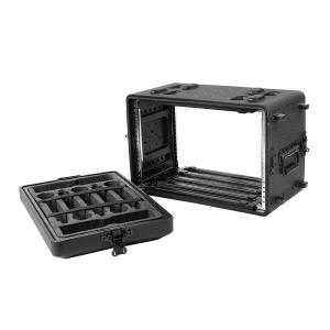 Quality PE 10&quot; Depth 6U Shockmount Rack Case / 6u Shallow Rack Case wholesale