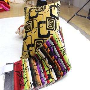 Quality upholstery fabric flocking velvet sofa fabric bonded polyester fabric wholesale
