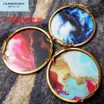 Wear Resistant Round 38cm Diameter Metal Jewelry Tray
