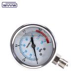 CE High Pressure Gauge Stainless Steel Autoclave Pressure Gauge Manometer