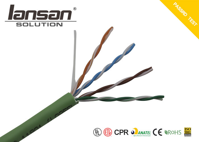 LSZH Jacket Cat5e Data Cable UTP 24AWG Bare Copper Conductor BC