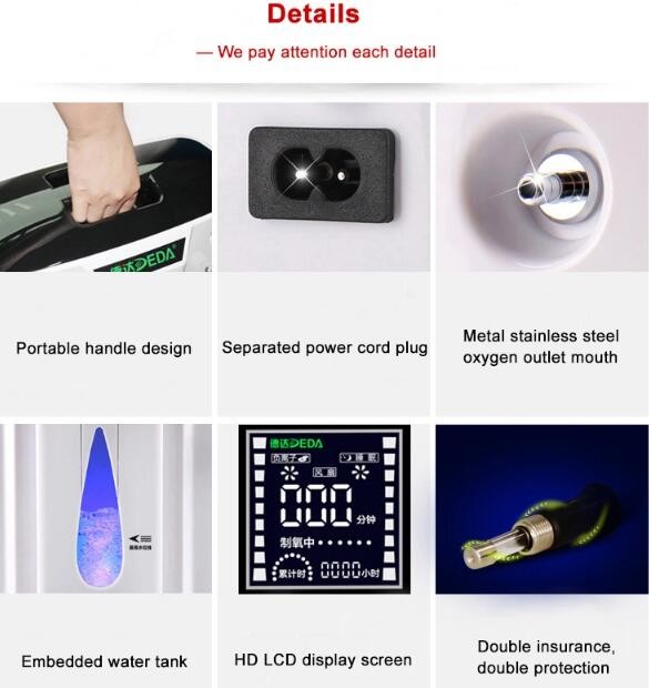 Factory Prcie 7L 90% Oxygen Concentrator Home Portable Oxygen Concentrators