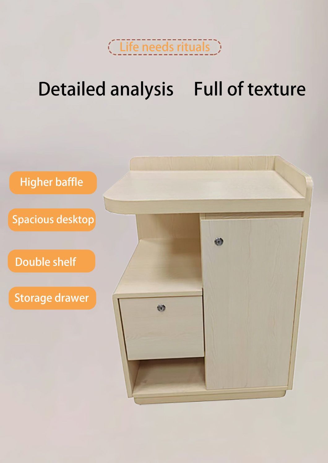 Practical Nightstand for Bedroom and Living Room Furniture