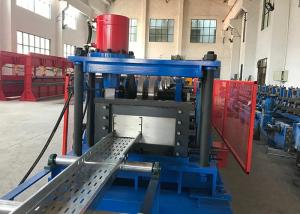 Quality C Style Cable Tray Roll Forming Machine / Industry Cable Tray Making Machine wholesale
