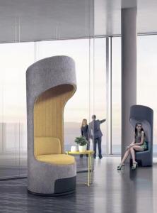 Quality Fixed Shared Workspace Furniture Waiting Area Sofa 0.18CBM wholesale