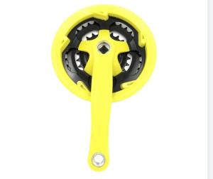 Quality Yellow Color 3 Speed Mtb Crankset Mountain Bike Sprocket 24 34 42 T * 165MM wholesale