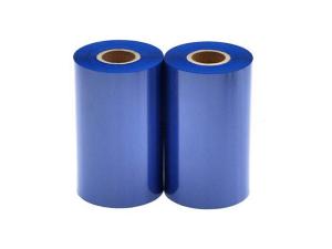 Quality Blue Color Zebra Printer Ribbon Used On Polyimide Label With Good Wear Resistance wholesale