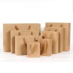 Antiwear Moistureproof Kraft Paper Gift Bags With Handles Multipurpose