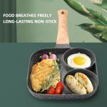 Non-stick Fried Egg Pot Flat-bottomed Frying Pan Kitchen Cooking Pot Omelette
