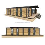 40ft Large Container House for Hotels and Countryside Resident Log Prefabricated