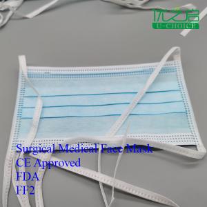 Quality High Bfe / Pfe Surgical Medical Mask Excellent Bacterial Filtration Properties wholesale