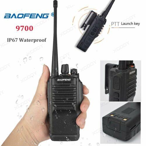 Cheap Black BF 9700 Walkie Talkie 8W UHF IP67 Waterproof Scanner Two Way Radio for sale