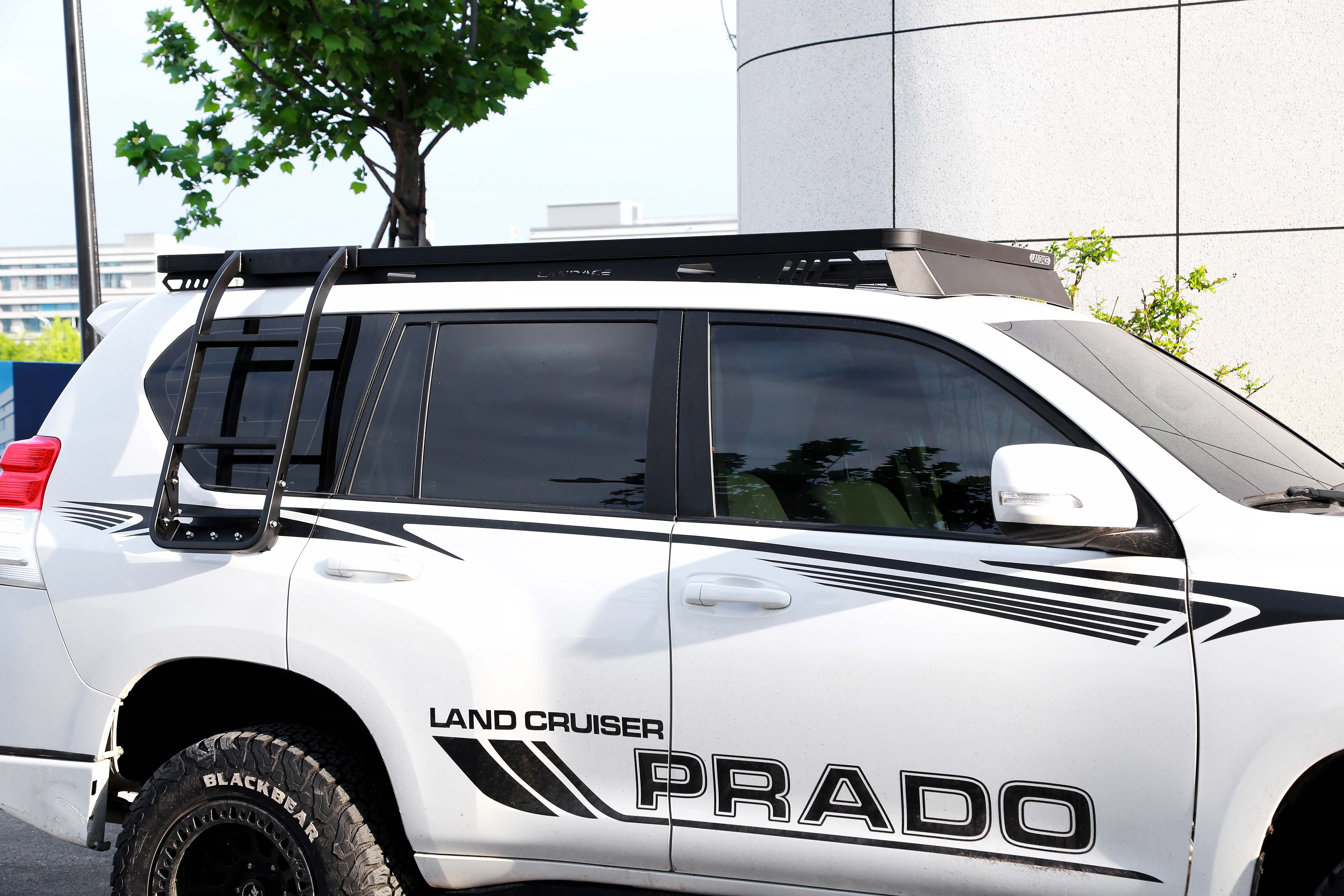 Universal Aluminium Black Roof Rack for Toyota LC200 LC79 LC150 300KG Loading Capacity