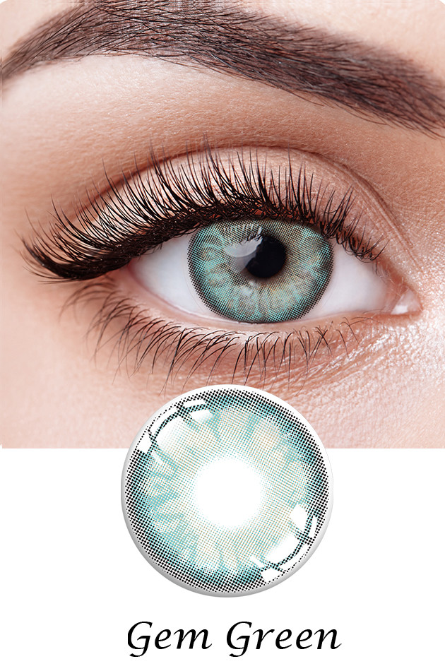 Most Natural Gem Contact Lens Toric Colored Contacts For Dark Eyes 14.0mm