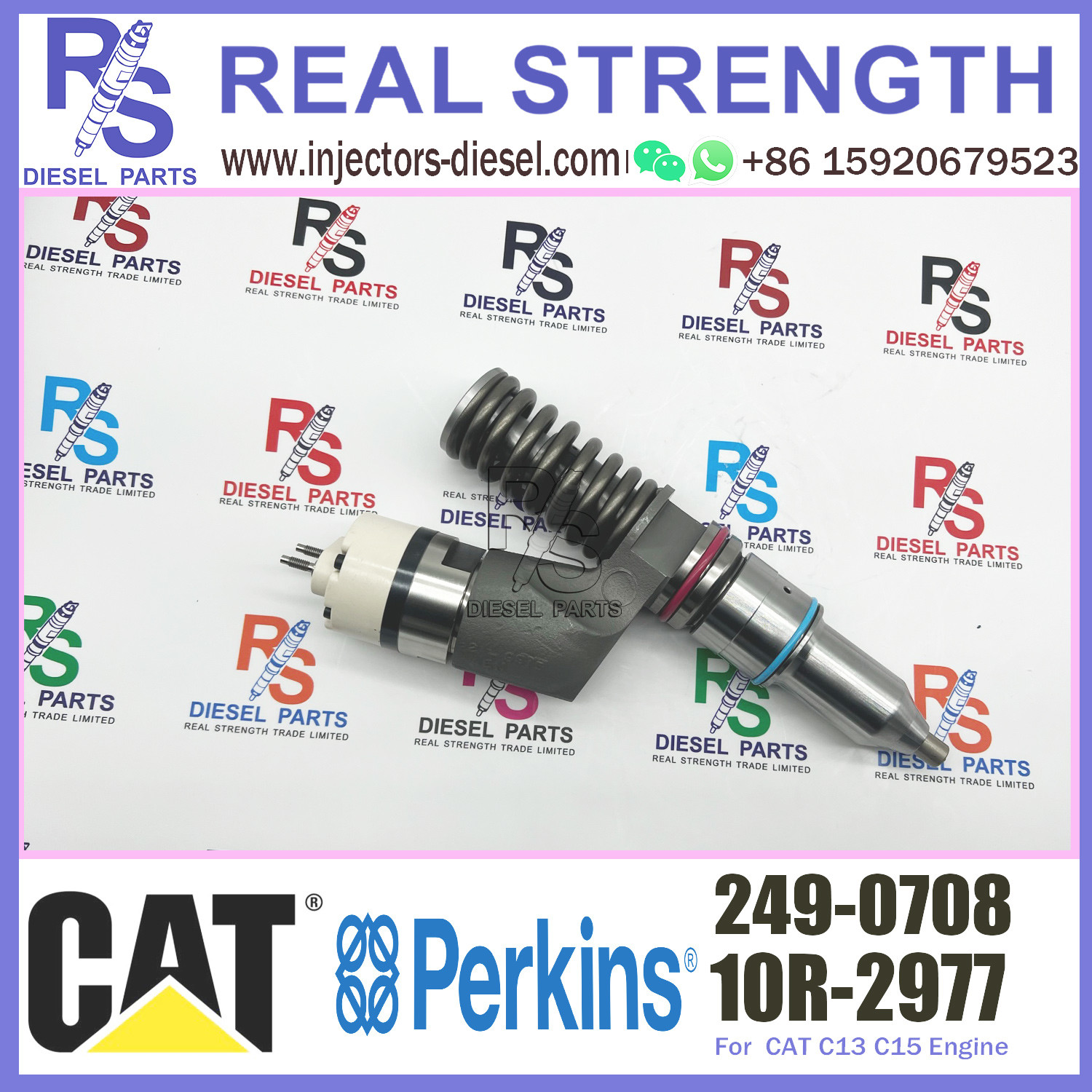 Caterpillar CAT C13 Perkins Diesel Injector 2490708 249-0708 Diesel Motor Parts